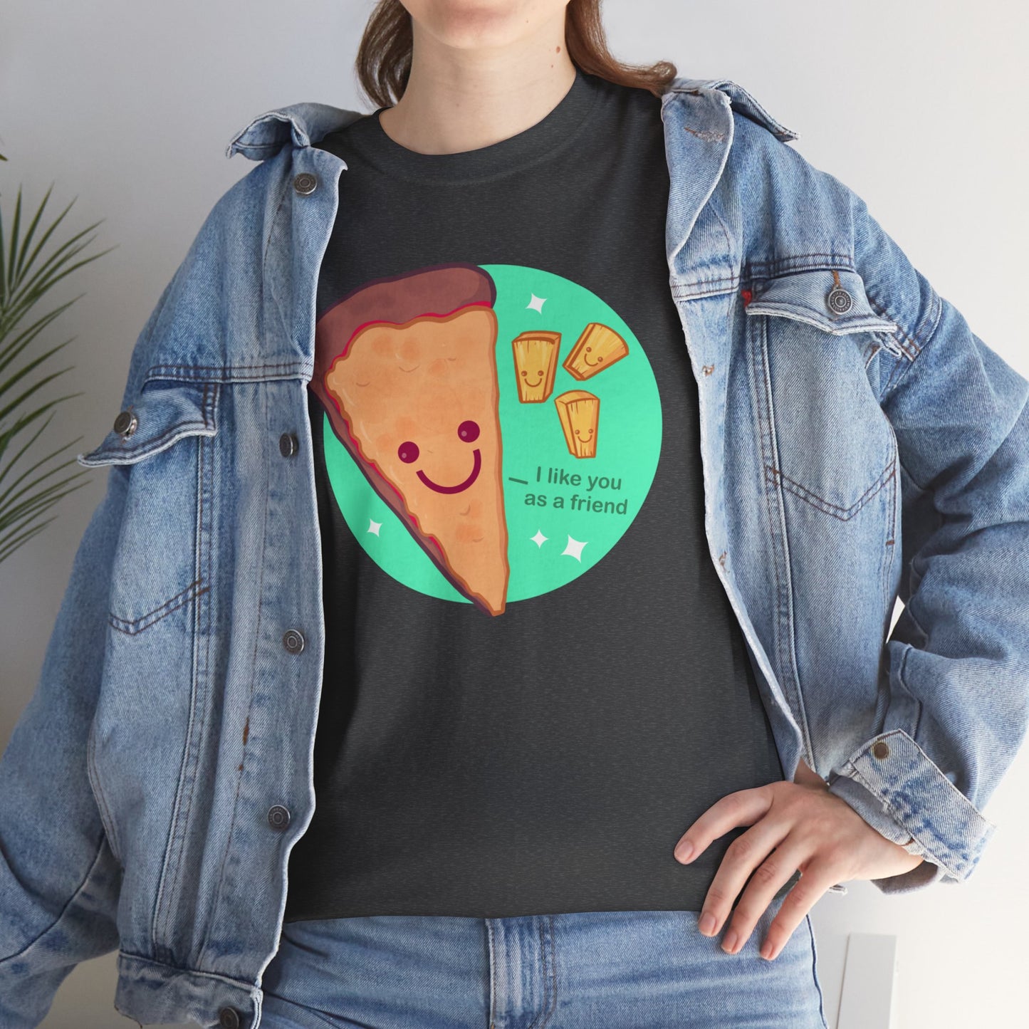 Just Friends Unisex Heavy Cotton Tee