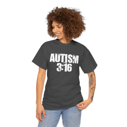Autism 3:16 Unisex Heavy Cotton Tee