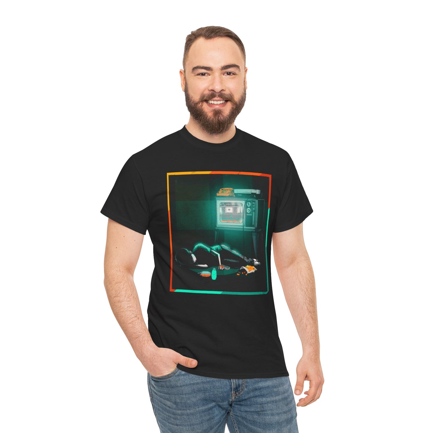 Long Night Unisex Heavy Cotton Tee