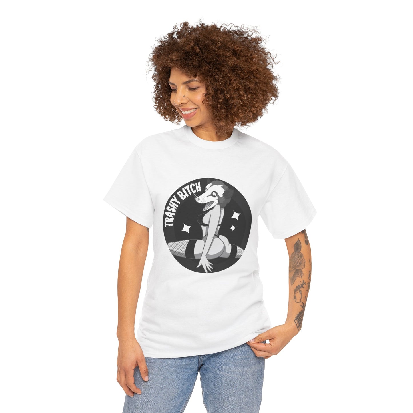 Trashy Bitch Unisex Heavy Cotton Tee