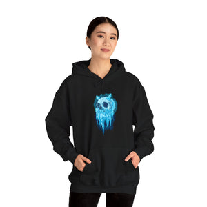 Elemental Skull Ice Unisex Heavy Blend Hooded Sweatshirt