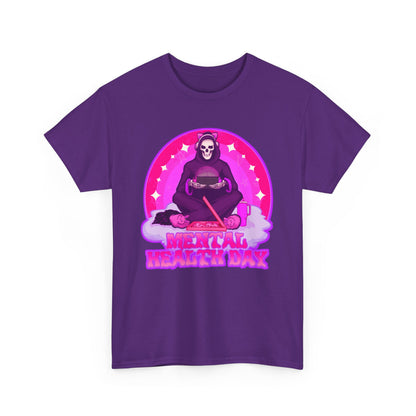 Mental Health Day Unisex Heavy Cotton Tee