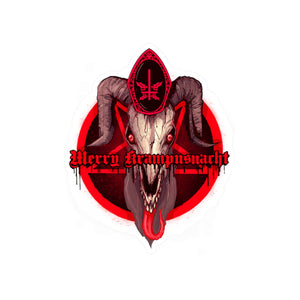 Merry Krampusnacht Kiss-Cut Vinyl Decal