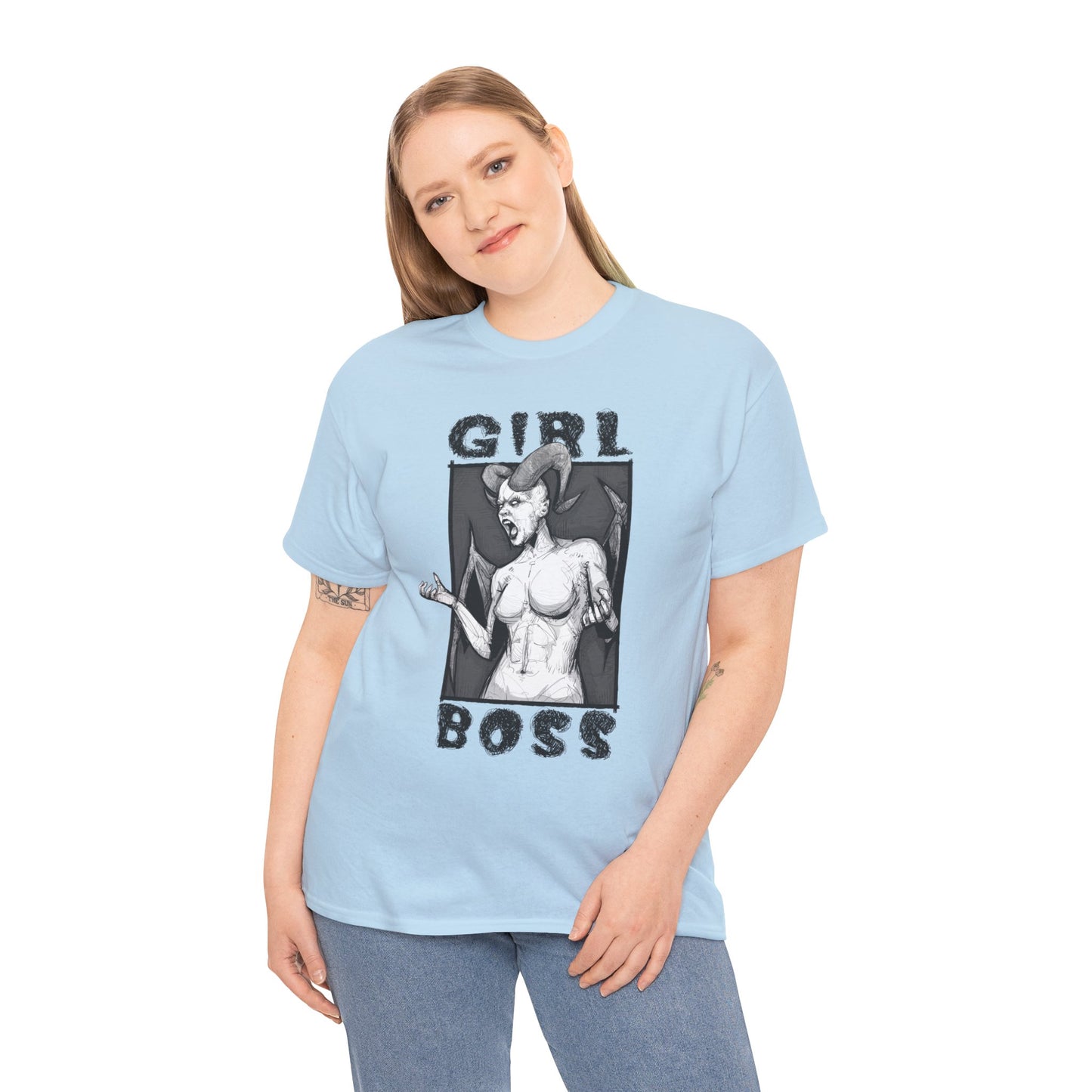 Girl Boss Unisex Heavy Cotton Tee