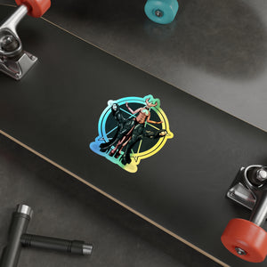 Latex Holographic Die-cut Stickers