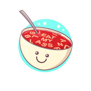 Alphabet Soup Kiss-Cut Vinyl Decal