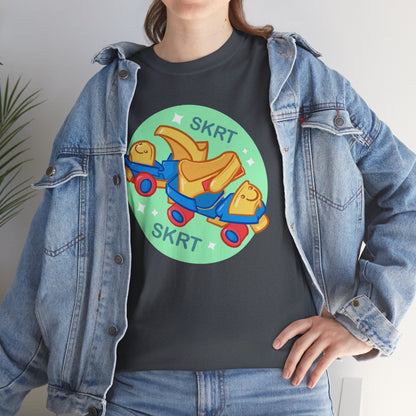 Roller Skates Unisex Heavy Cotton Tee