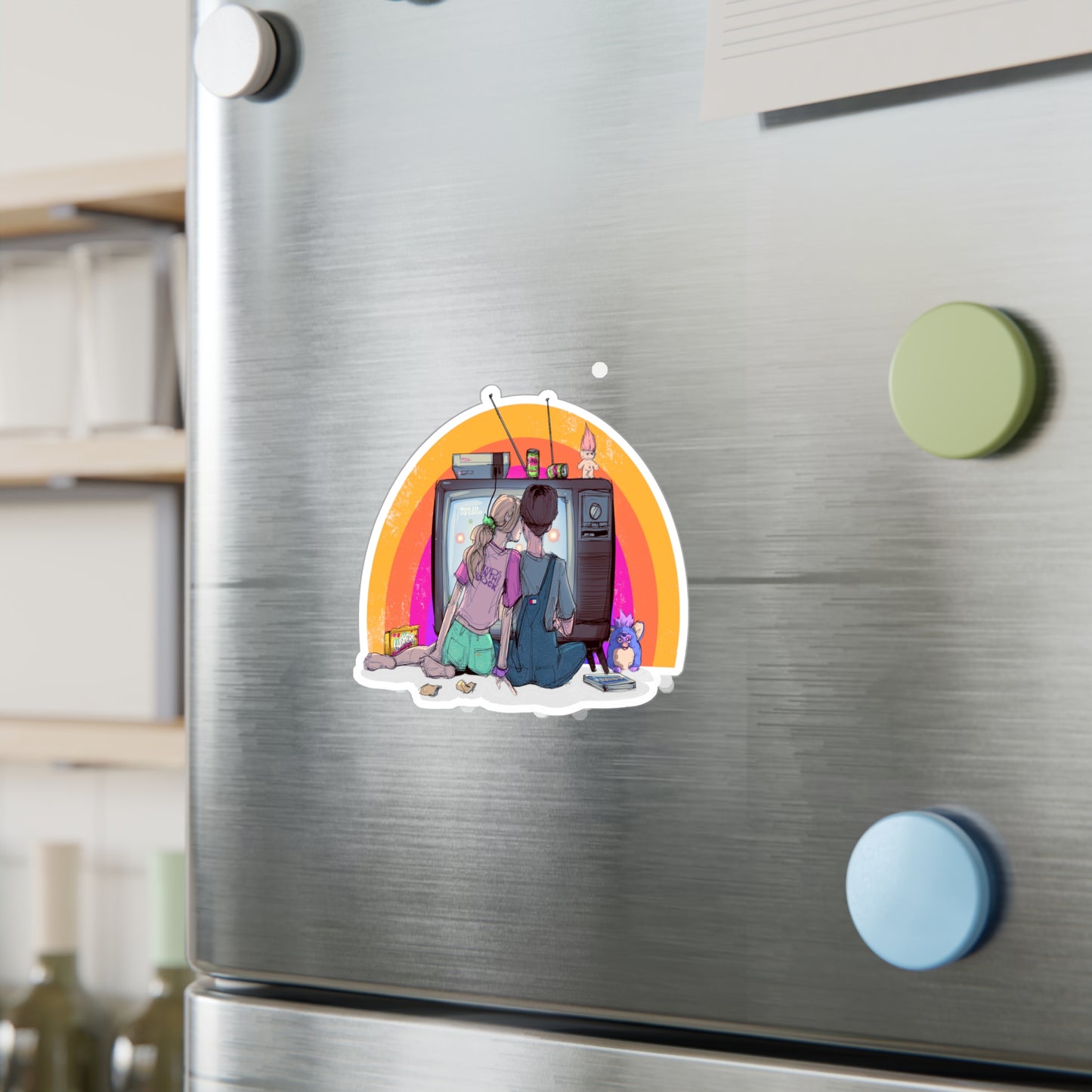 First Kiss Kiss-Cut Vinyl Decal