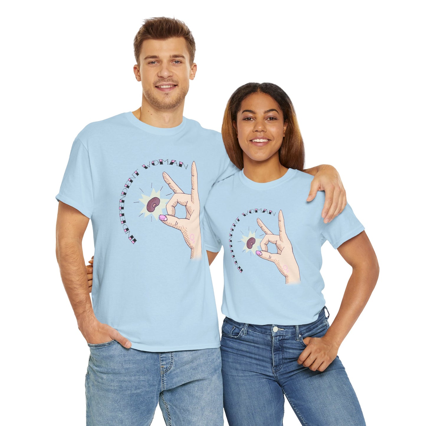 Independent Woman Unisex Heavy Cotton Tee