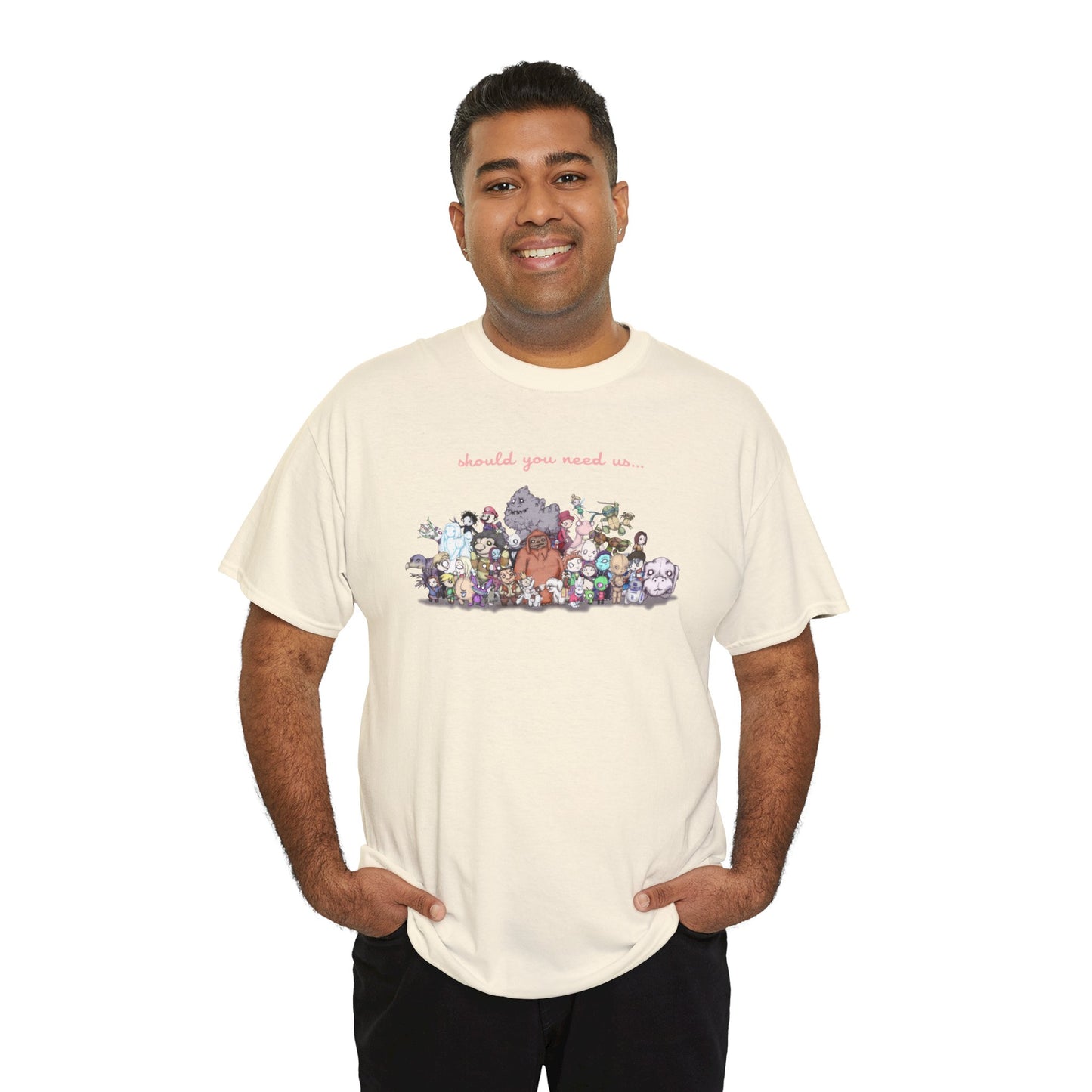 Should You Need Us Extended Unisex Heavy Cotton Tee