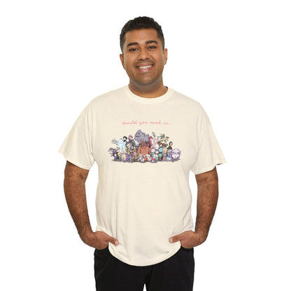 Should You Need Us Extended Unisex Heavy Cotton Tee