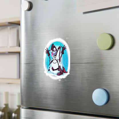 Kinky Snowman Kiss-Cut Vinyl Decal