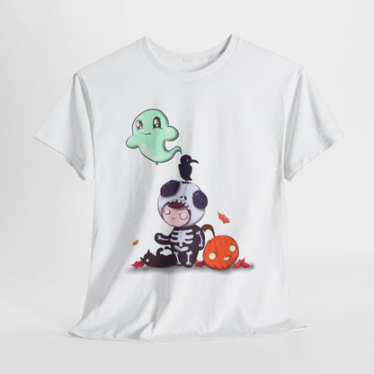 Halloween Boy Unisex Heavy Cotton Tee