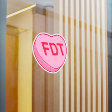 FDT Heart Kiss-Cut Vinyl Decal