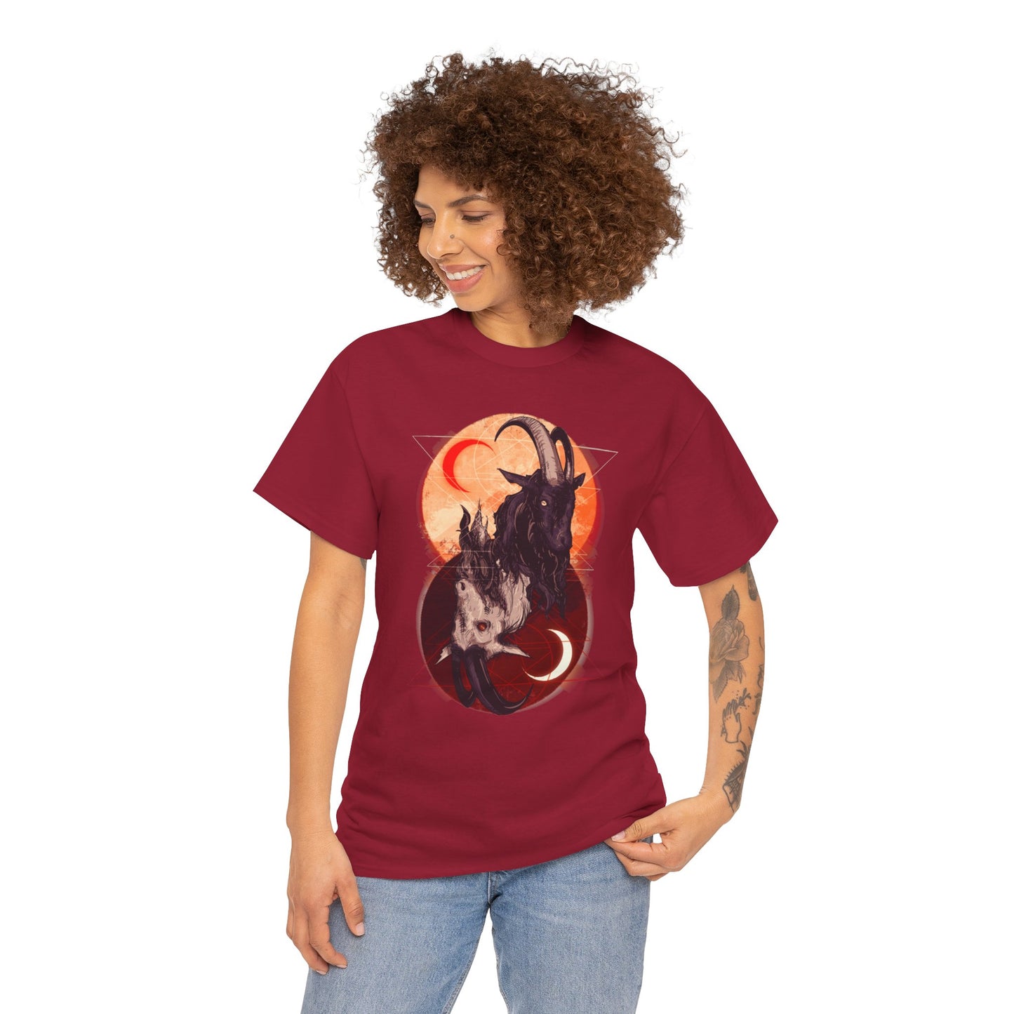 As Above So Below V Unisex Heavy Cotton Tee