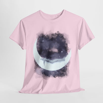 The Girl Who Loved The Moon Unisex Heavy Cotton Tee