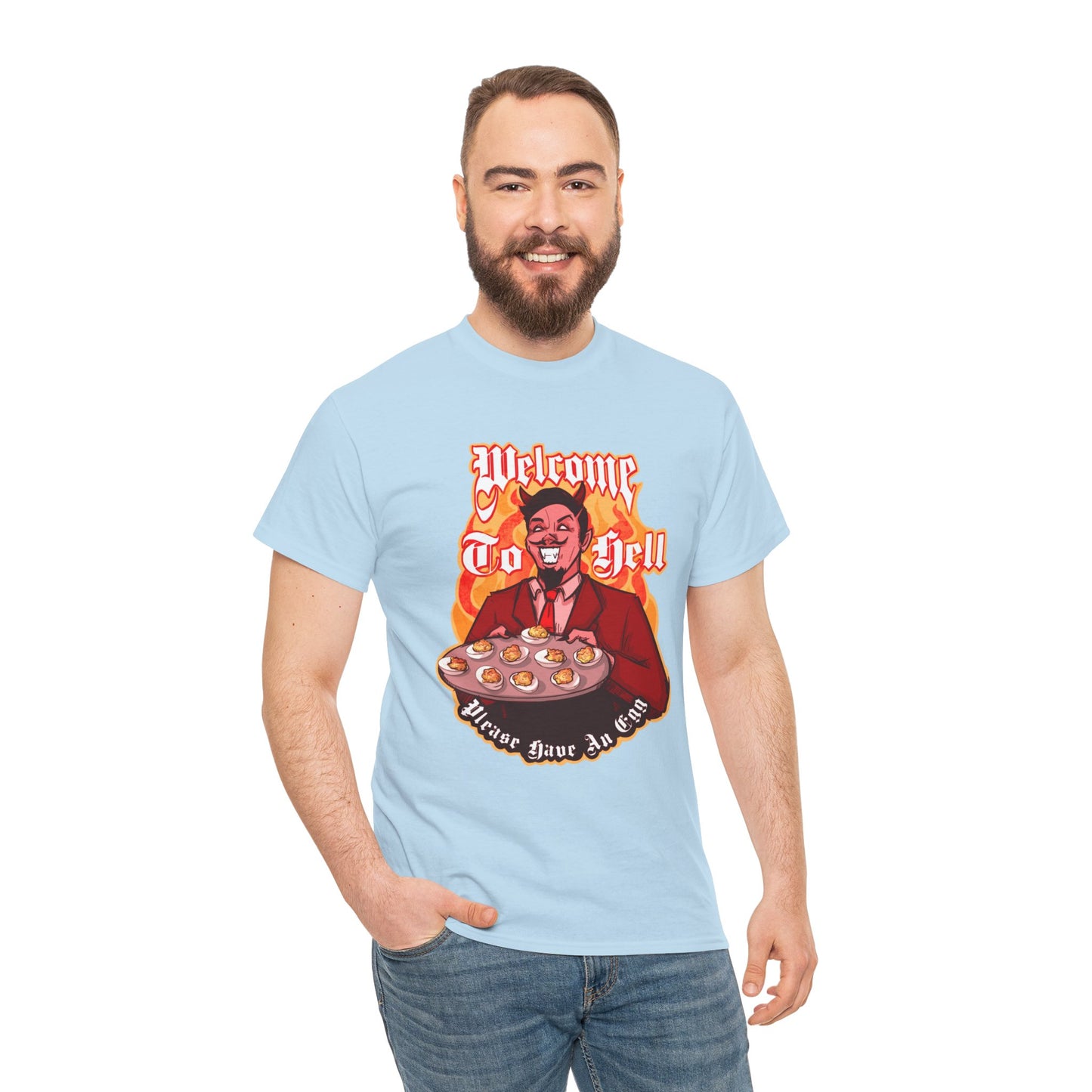 Deviled Eggs Unisex Heavy Cotton Tee