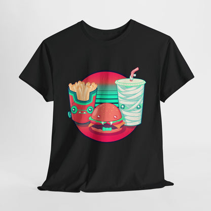 Spooky Fast Food Unisex Heavy Cotton Tee
