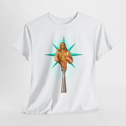 He Is Resin Unisex Heavy Cotton Tee
