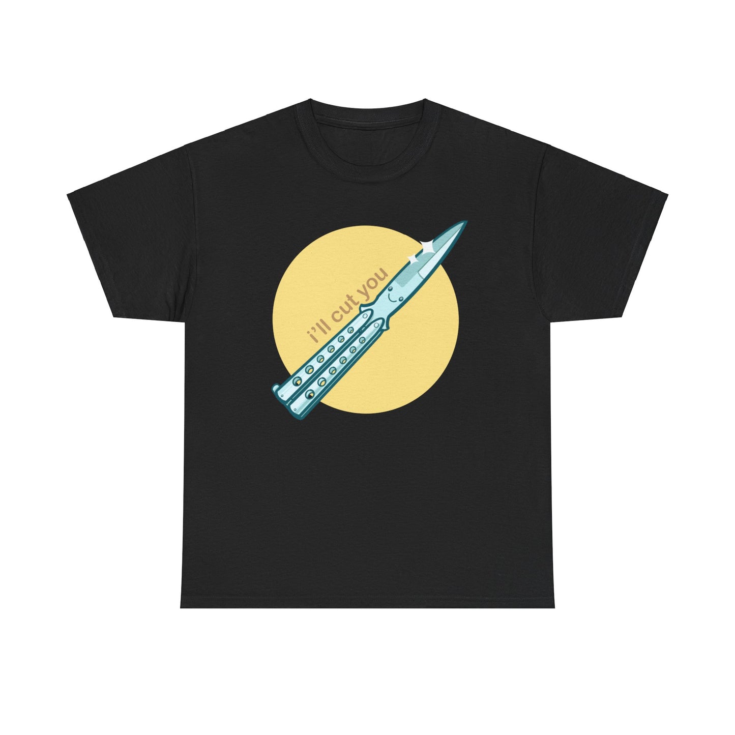 I'll Cut You Unisex Heavy Cotton Tee