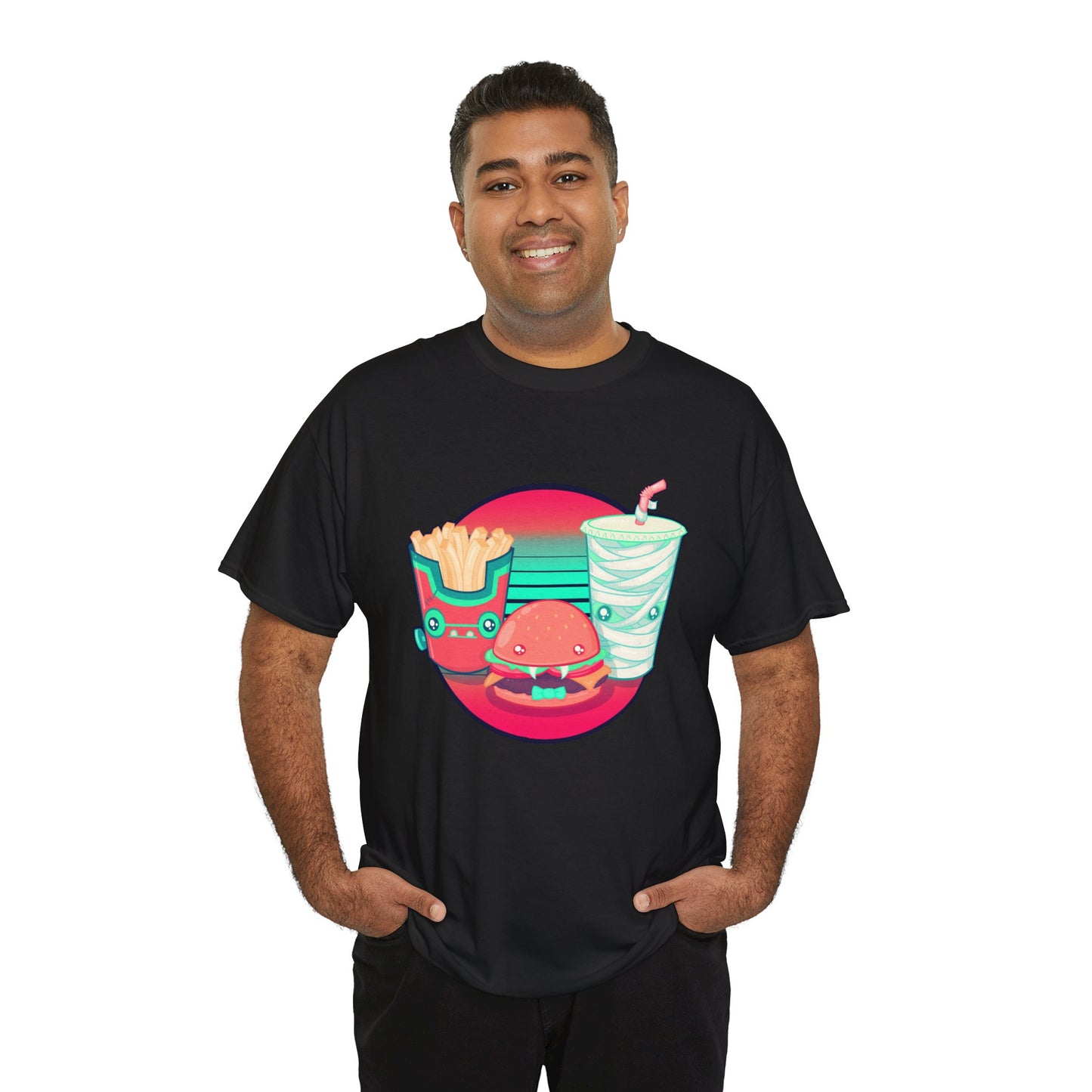 Spooky Fast Food Unisex Heavy Cotton Tee