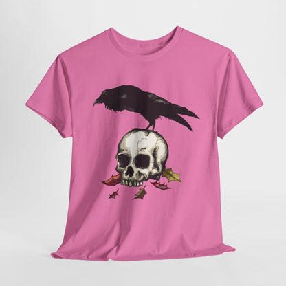 Crow Skull Unisex Heavy Cotton Tee
