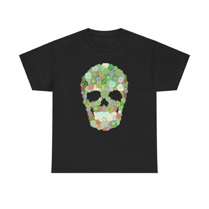 Succulent Skull Unisex Heavy Cotton Tee