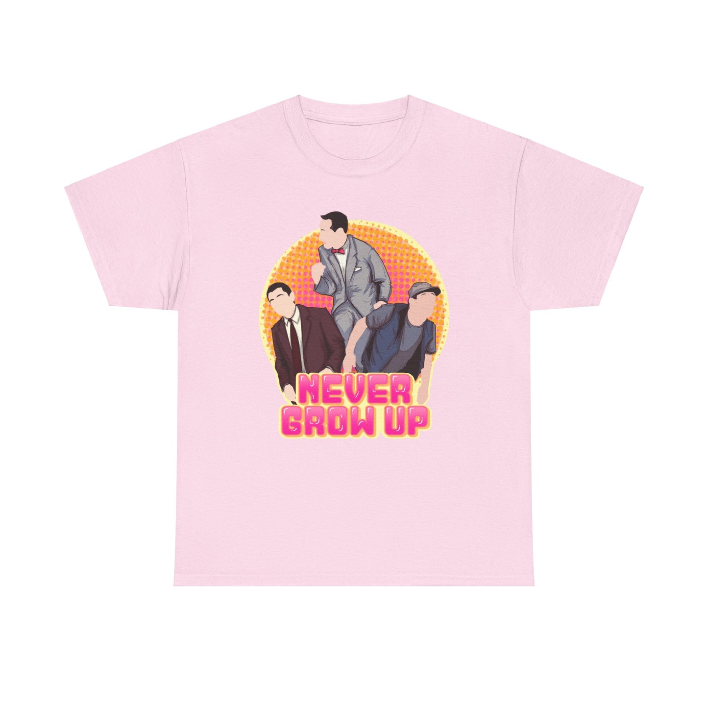 Never Grow Up Unisex Heavy Cotton Tee