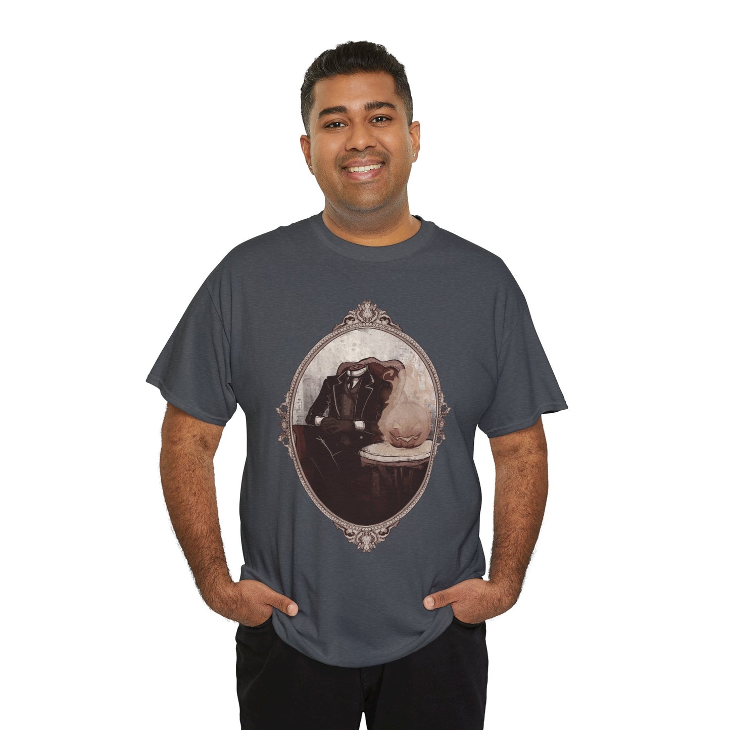 Victorian Headless Horseman Unisex Heavy Cotton Tee