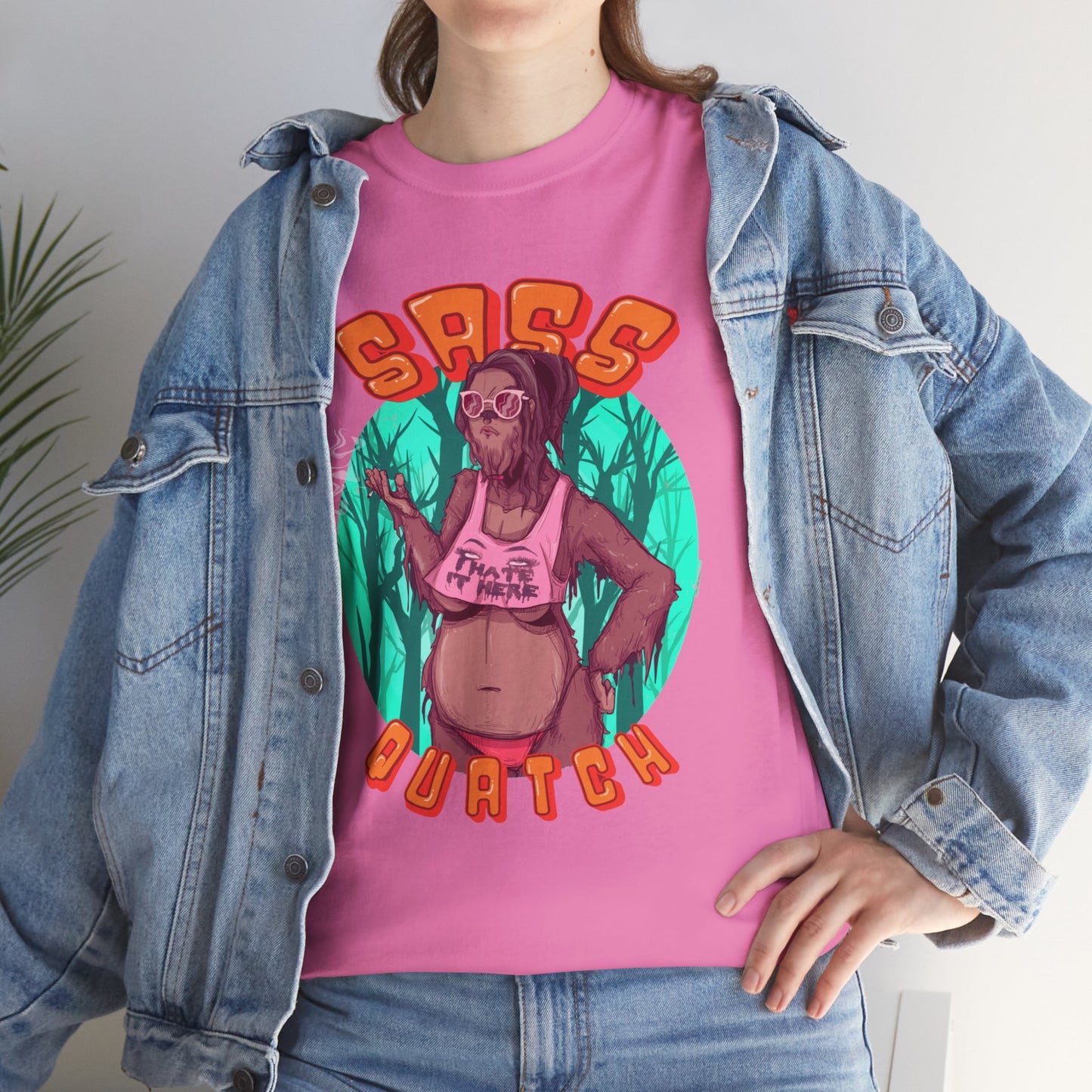 Sass Quatch Unisex Heavy Cotton Tee