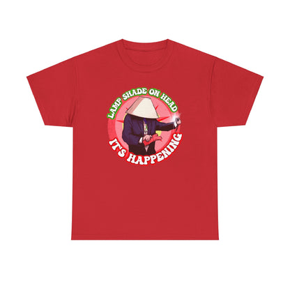 Lampshade On Head Unisex Heavy Cotton Tee