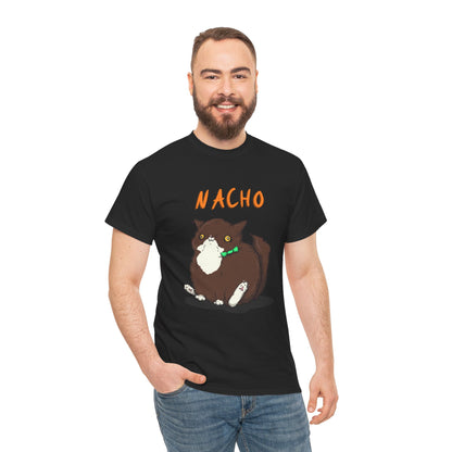 Nacho The Cat Unisex Heavy Cotton Tee