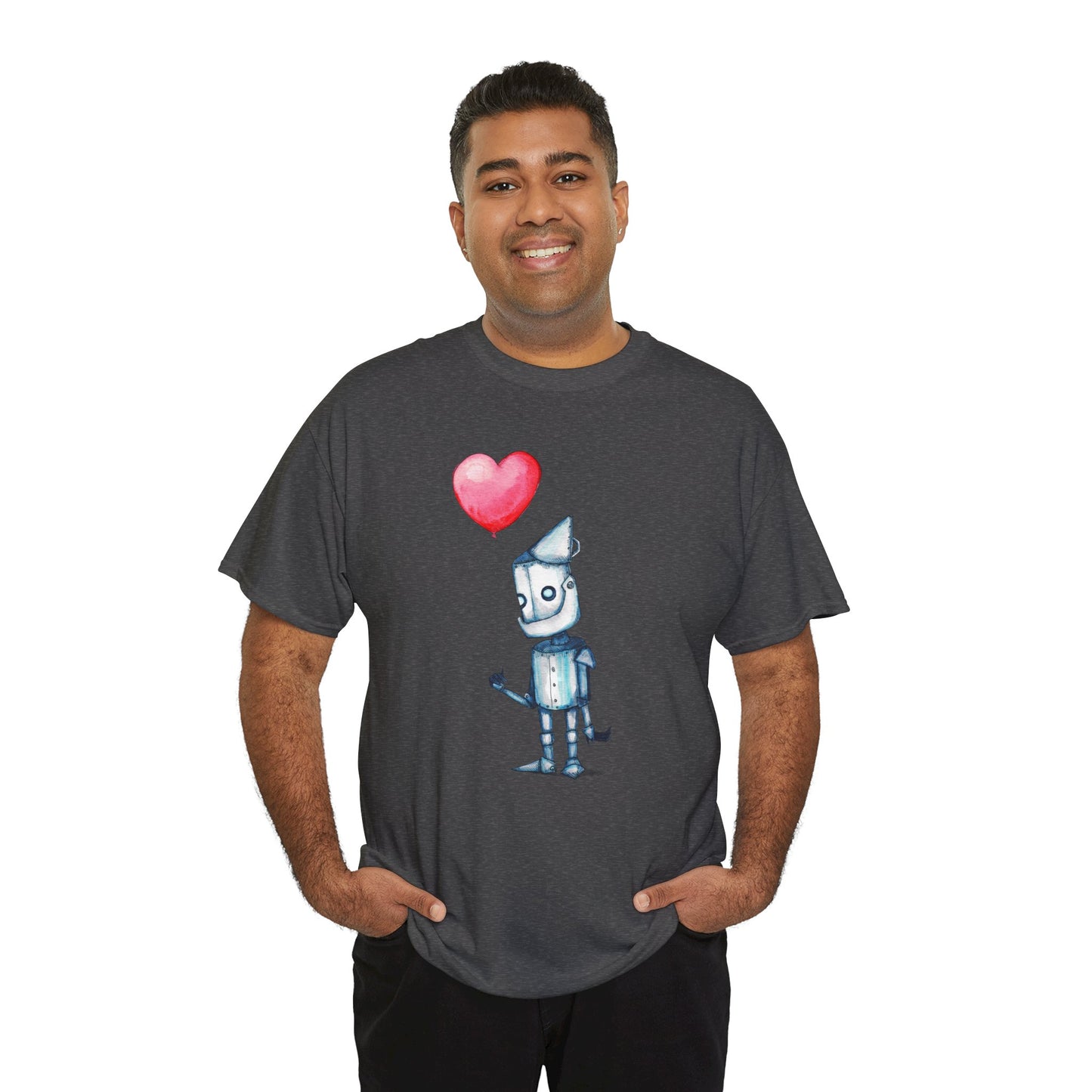 Tinman Gets A Heart Unisex Heavy Cotton Tee