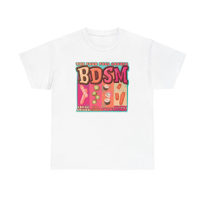 Four Food Groups Unisex Heavy Cotton Tee