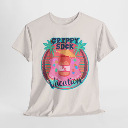 Grippy Sock Vacation Unisex Heavy Cotton Tee