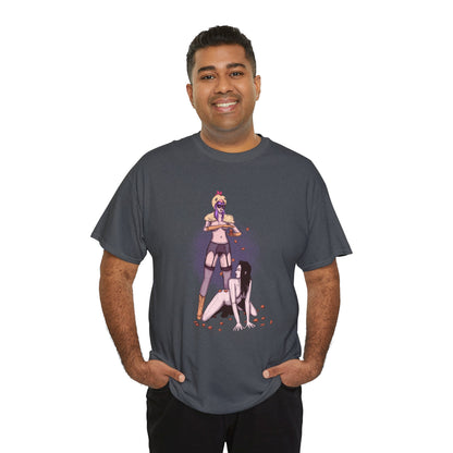 Chicken Nugget Rain Unisex Heavy Cotton Tee