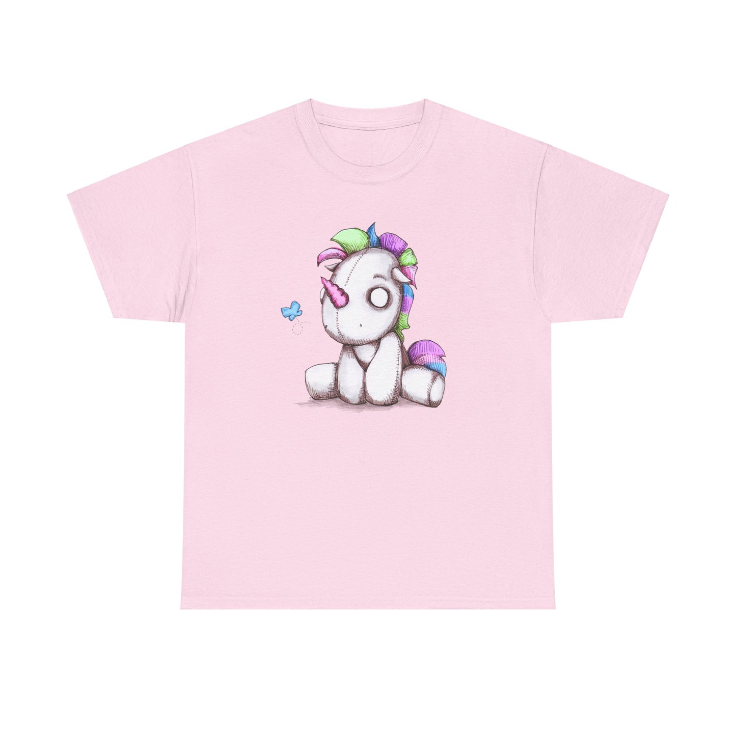 Plushie Unicorn Unisex Heavy Cotton Tee
