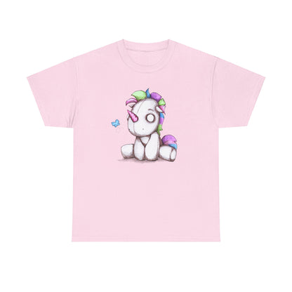 Plushie Unicorn Unisex Heavy Cotton Tee