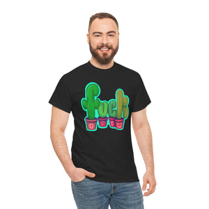 Rude Succulents Unisex Heavy Cotton Tee