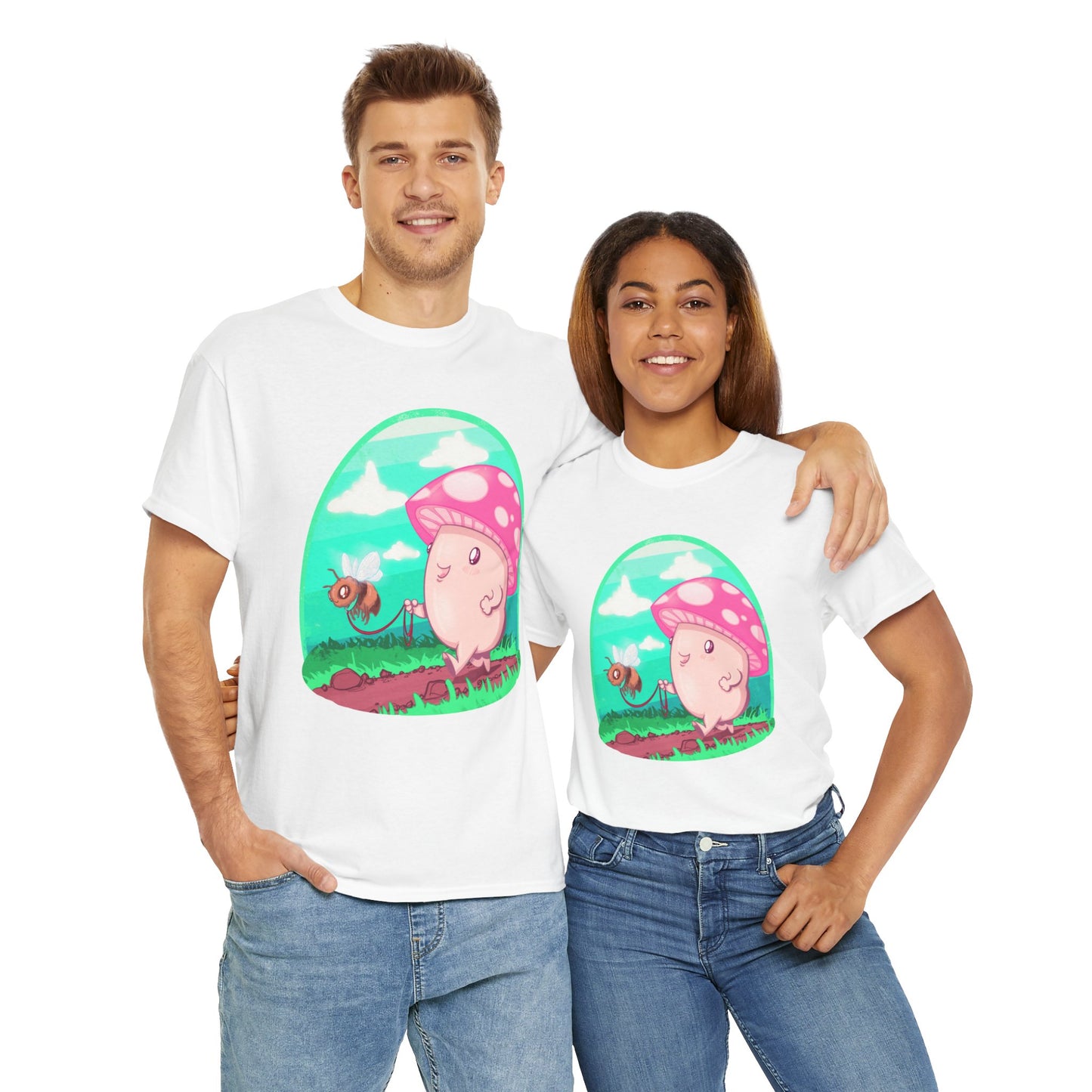 Bee Walk Unisex Heavy Cotton Tee