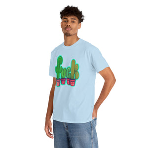 Rude Succulents Unisex Heavy Cotton Tee