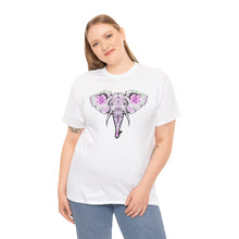 Sugar Skull Elephant Unisex Heavy Cotton Tee