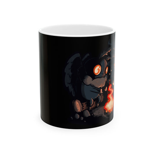 Moths To A Flame Ceramic Mug 11oz