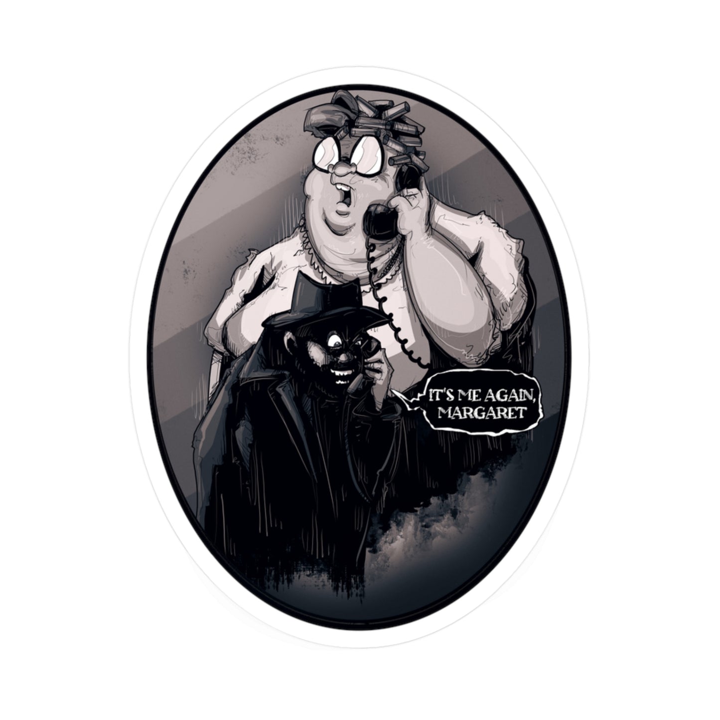 The Caller Kiss-Cut Vinyl Decal