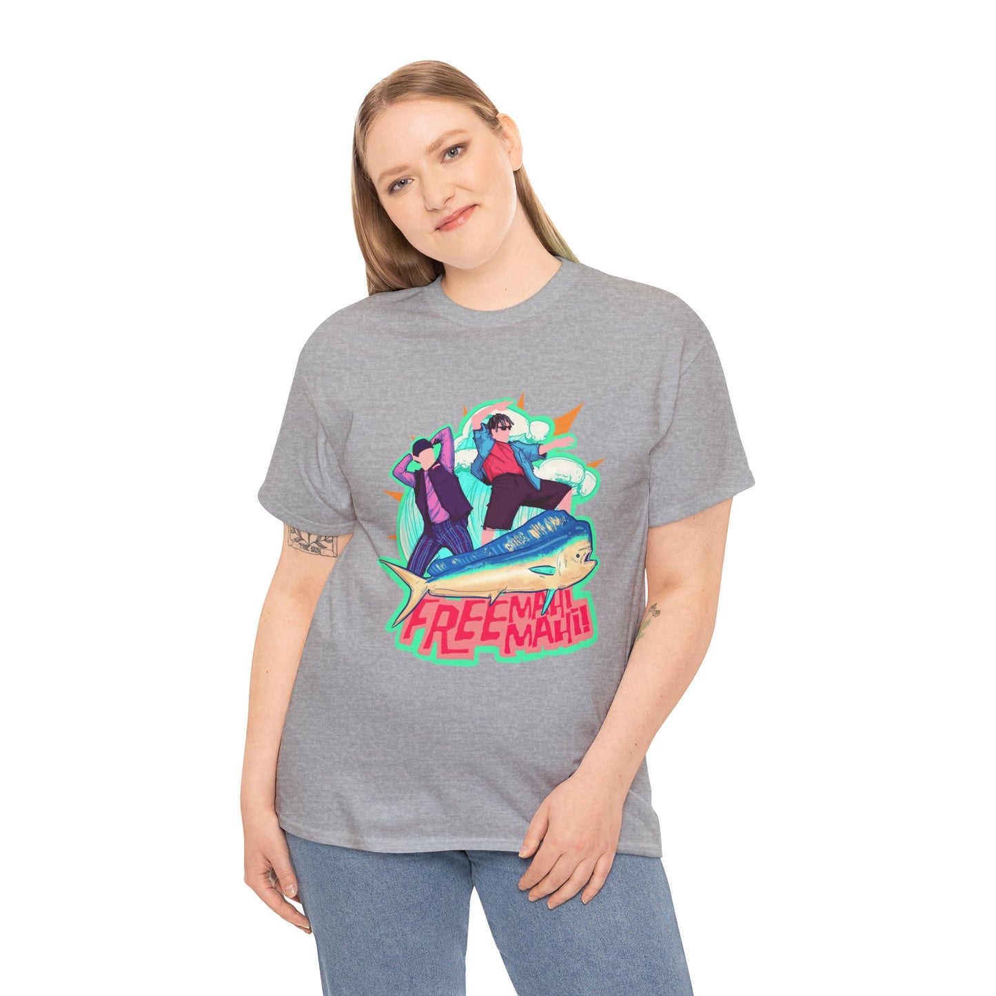 Free Mahi Mahi Unisex Heavy Cotton Tee