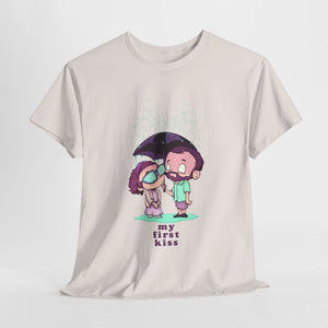My First Kiss Unisex Heavy Cotton Tee