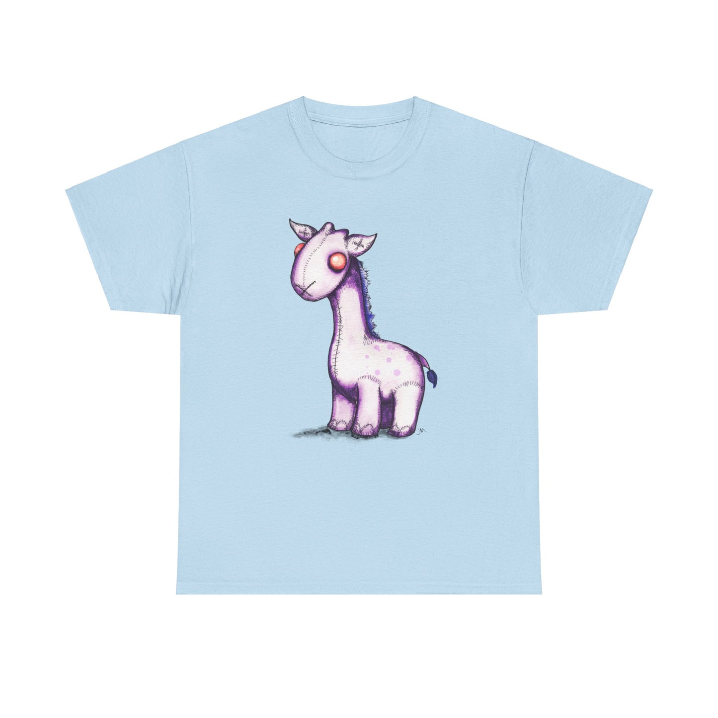 Plushie Giraffe Unisex Heavy Cotton Tee