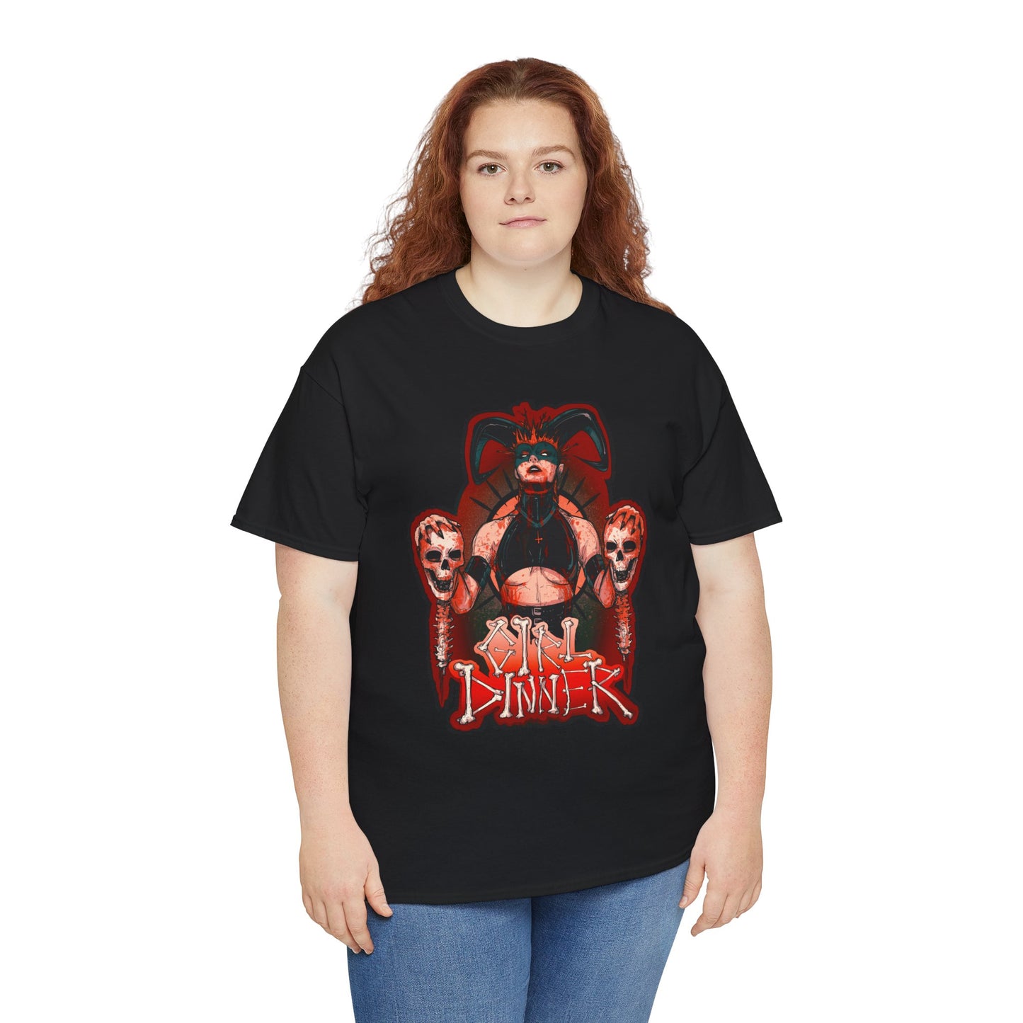 Girl Dinner Unisex Heavy Cotton Tee