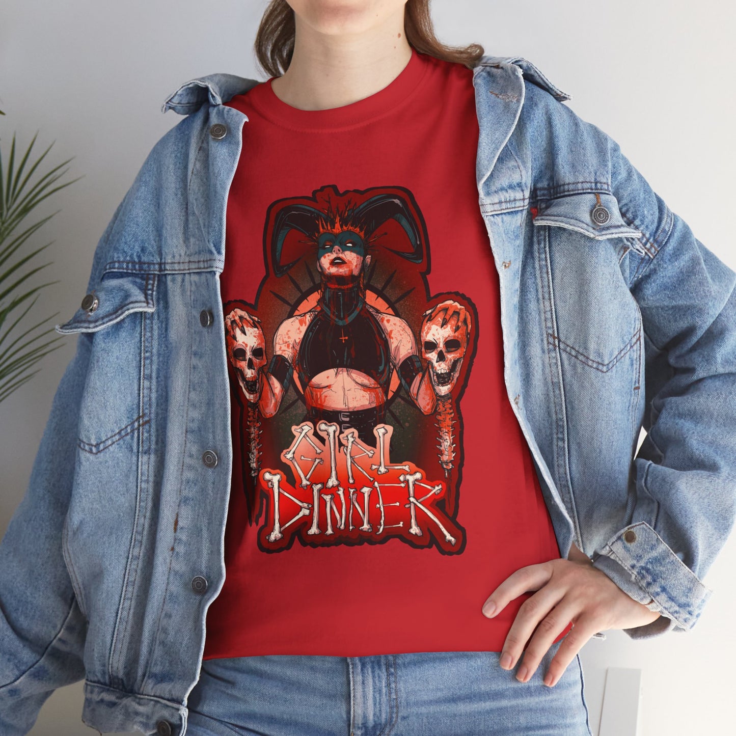 Girl Dinner Unisex Heavy Cotton Tee