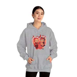 Love Is Hell Unisex Heavy Blend Hooded Sweatshirt